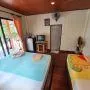 Concrete AC Room TV and Fridge